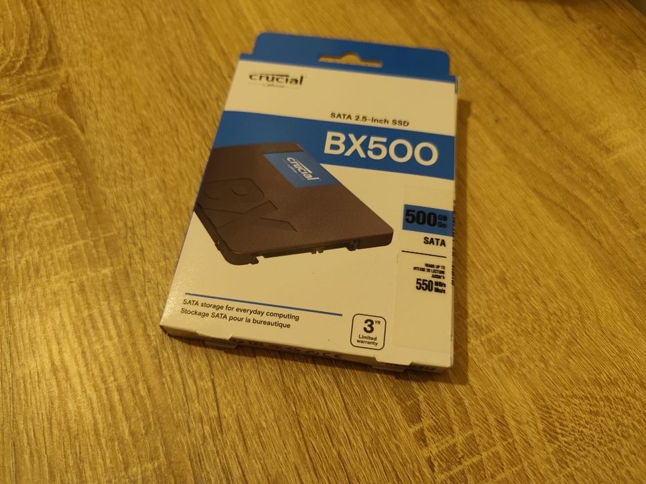SSD Crucial 500GB 2.5" BX500