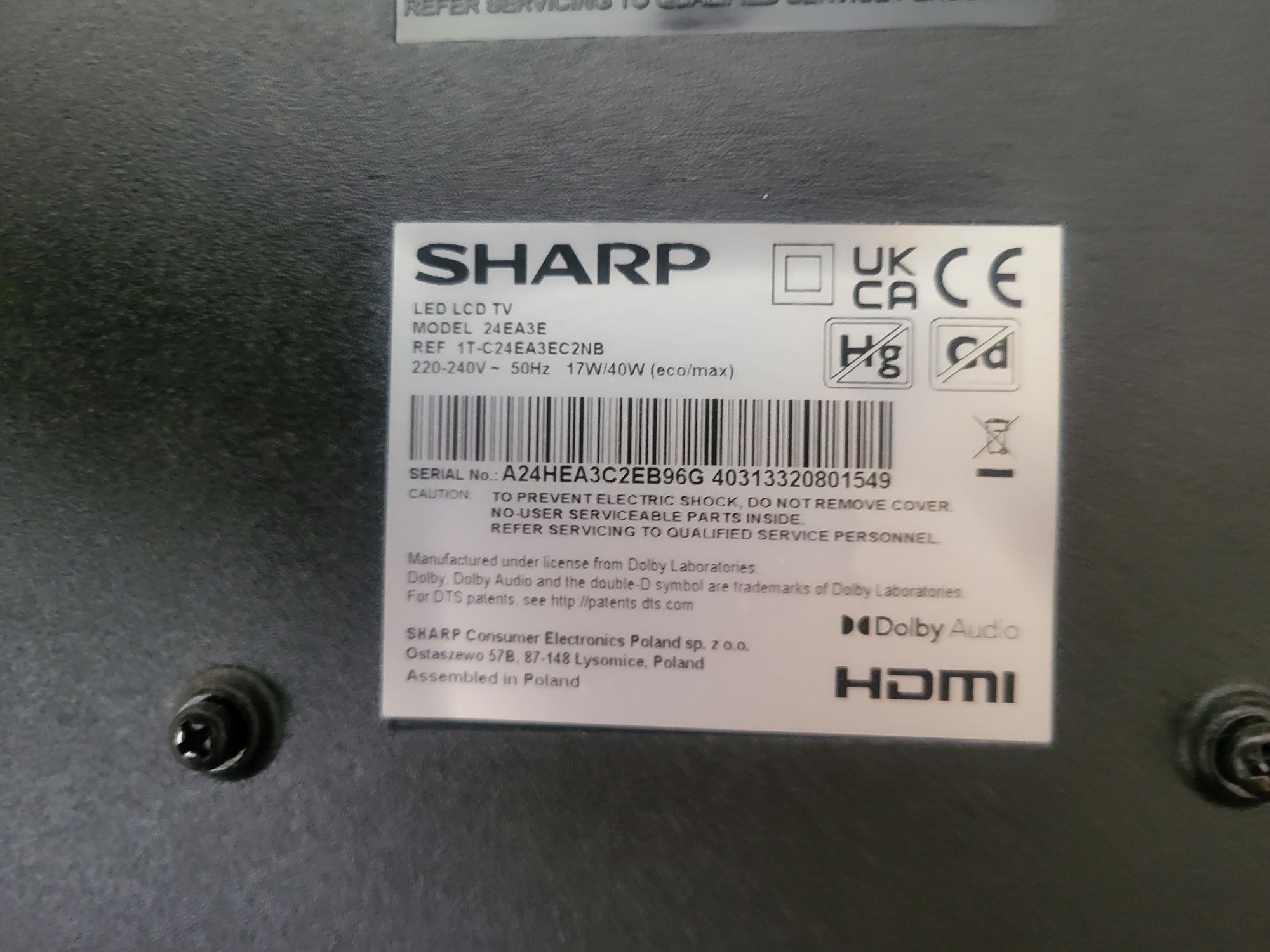 Sprzedam tekewizor Sharp