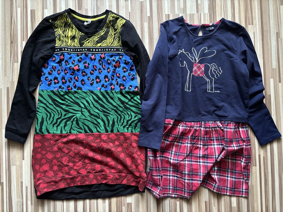 Paka ciuszki r 152 (15szt) spodnie, legginsy, dres, bluza, sukienka