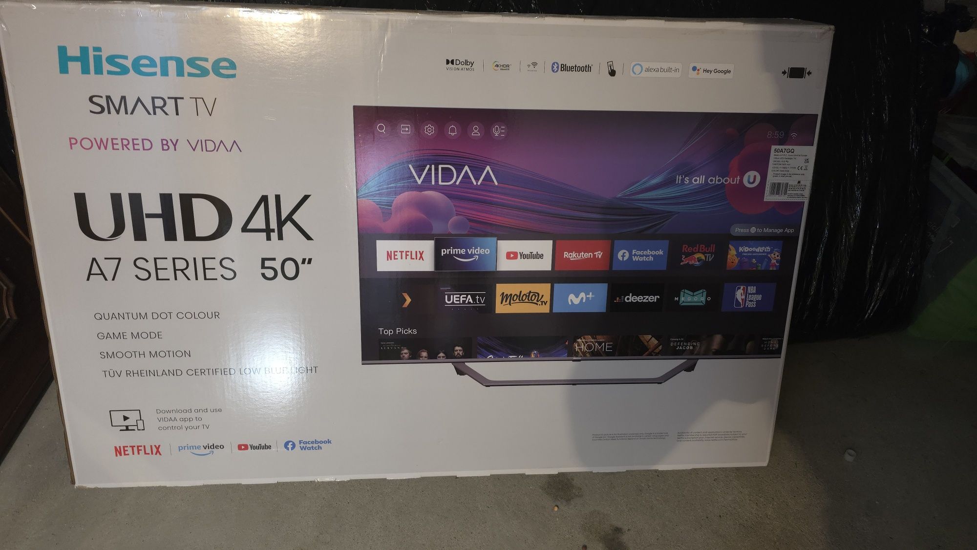 TV HISENSE 50A6N (LED - 50'' - 126 cm - 4K Ultra HD - Smart TV)

Energ
