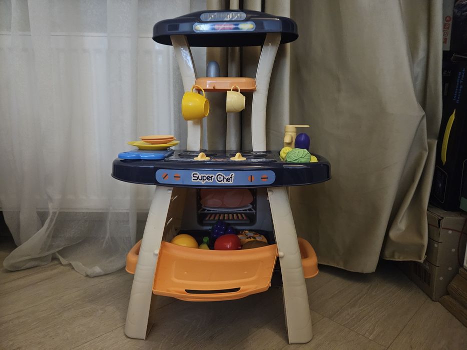 Кухня іграшкова зі звуком і світлом, з коробкою