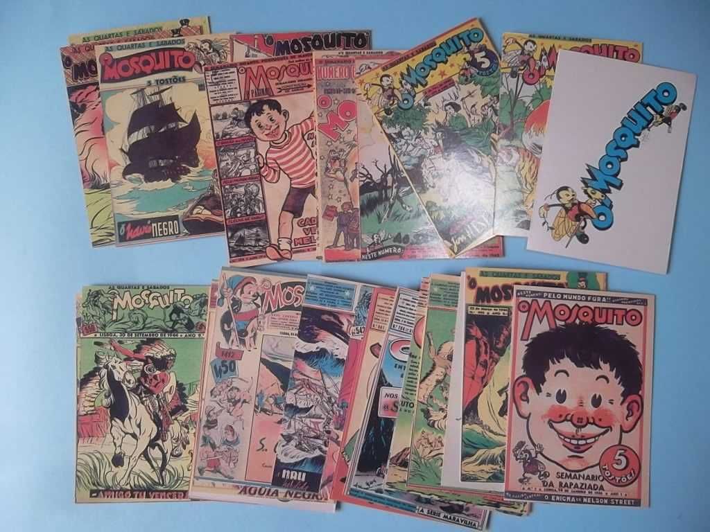 Coleção completa 36 calendários do MOSQUITO , Ed. Época de Ouro.