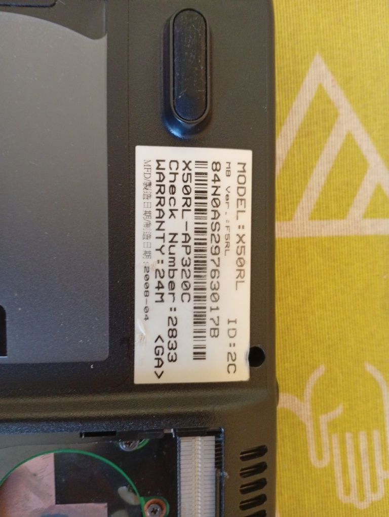 Asus X50RL para peças