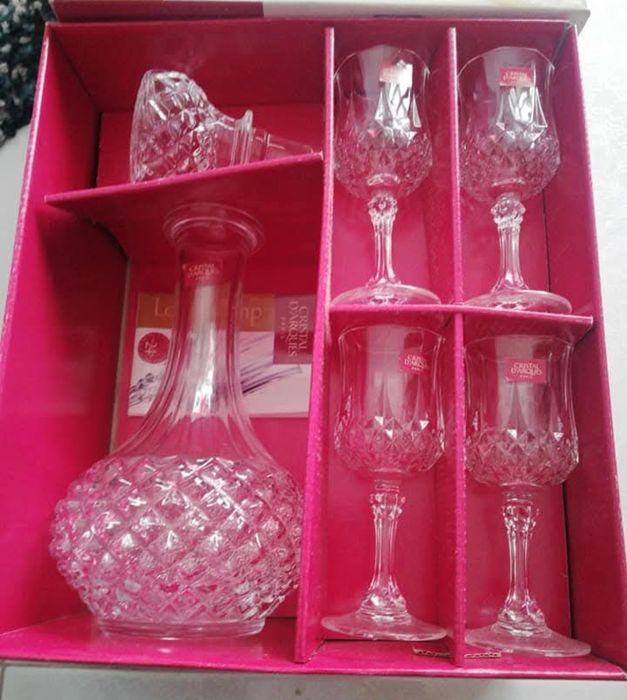 Cristal DArces , conjunto de Licor luxo