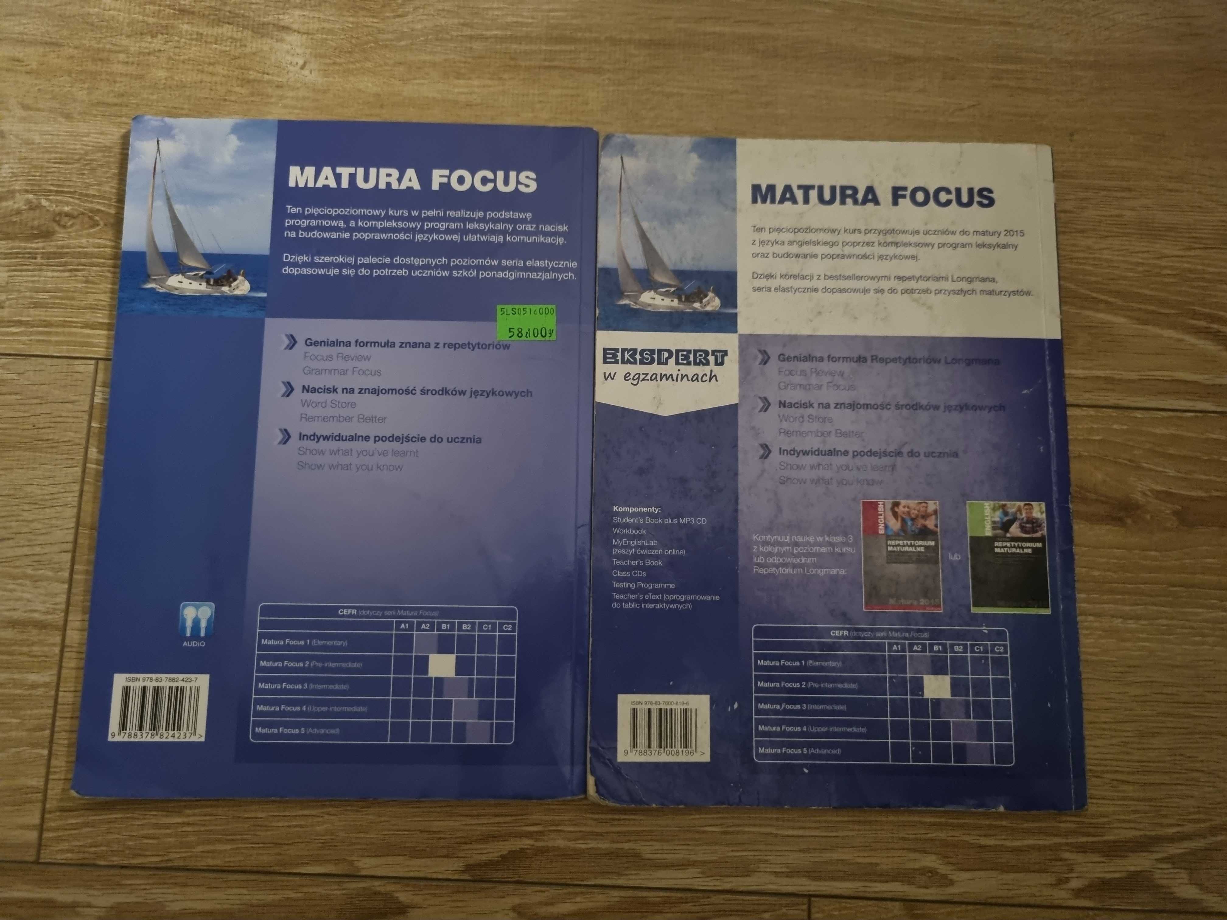 Matura Focus 2 Workbook i Student's Book A2+/B1