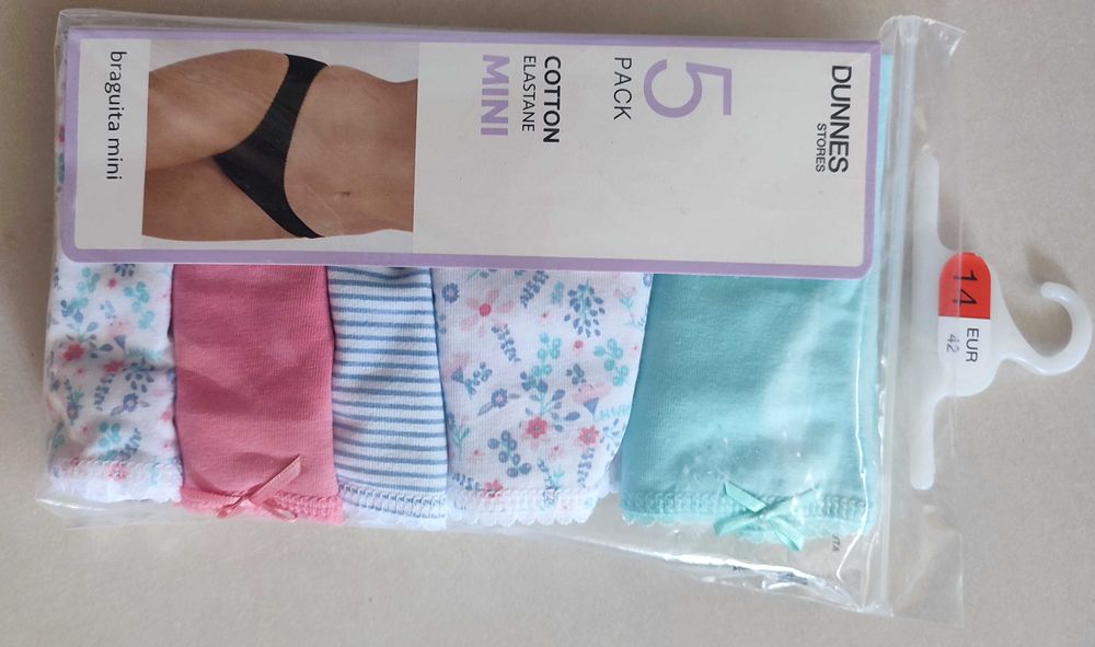 5 sztuk zestaw figi majtki (14) 42, Dunnes store