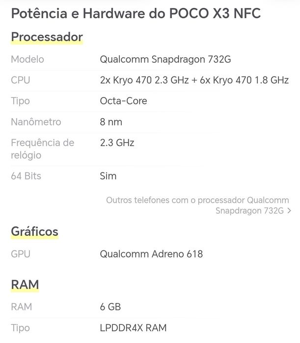 Xiaomi poco x3 NFC