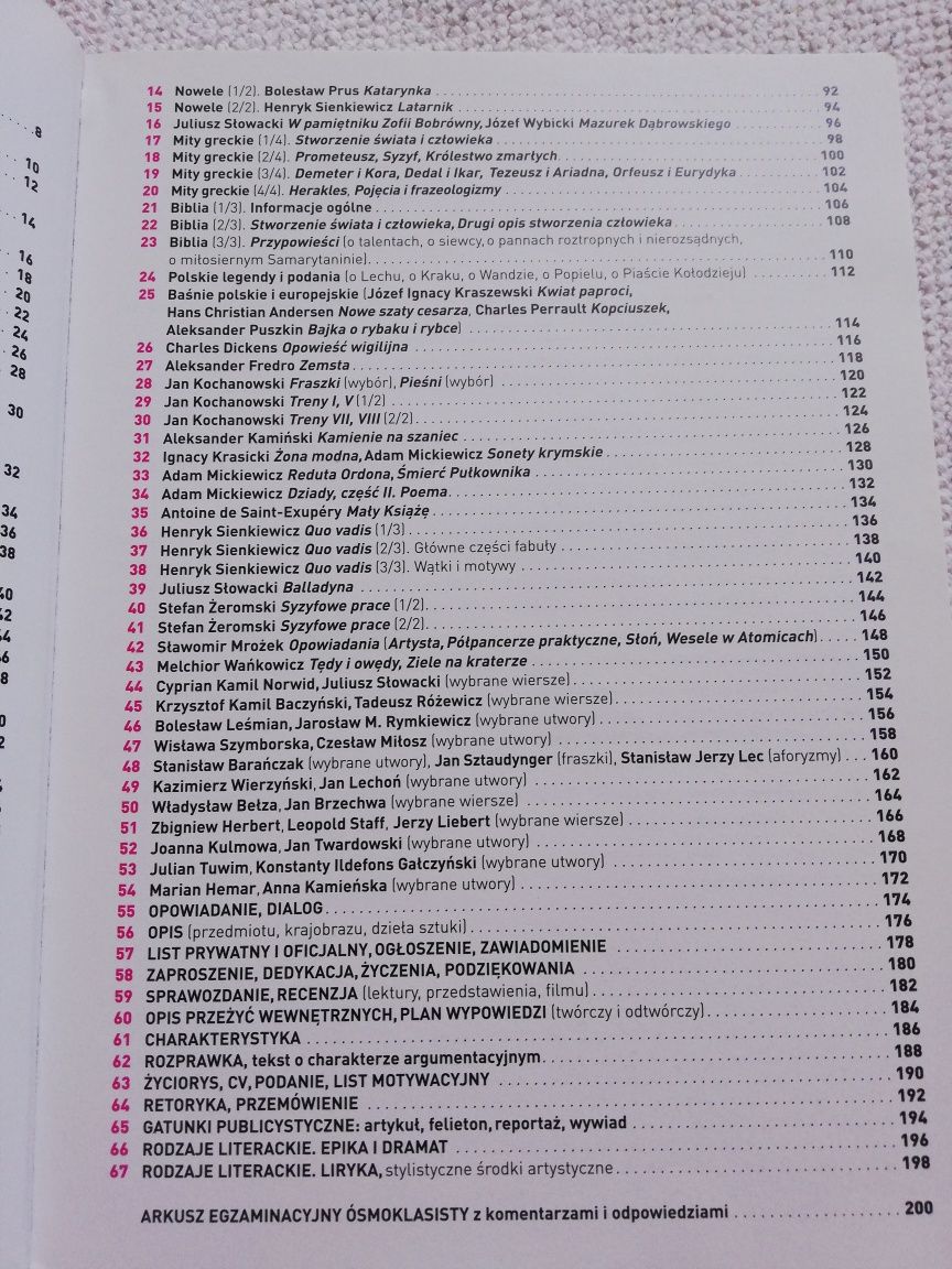 Repetytorium egzamin ósmoklasisty język polski