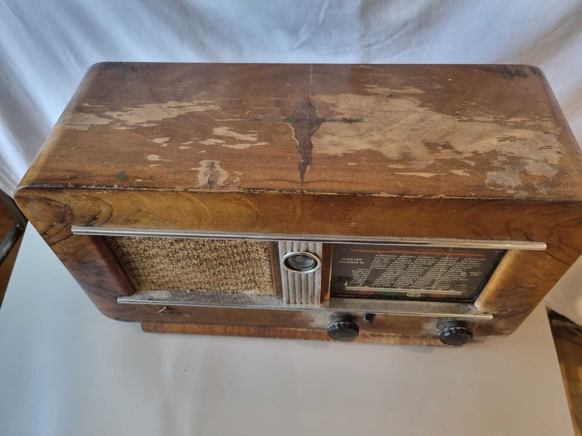 Radio lampowe Ingelen Columbus 51 - lata 50