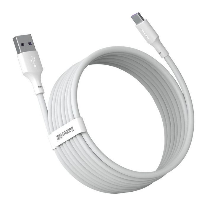 Baseus 2x kabel USB - USB C szybkie ładowanie 40W 5A 1,5 m biały