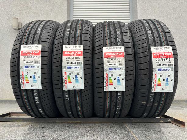 4szt letnie 205/60R16 Kumho Ecsta 92H B,B,70db Prosto z fabryki! gwar