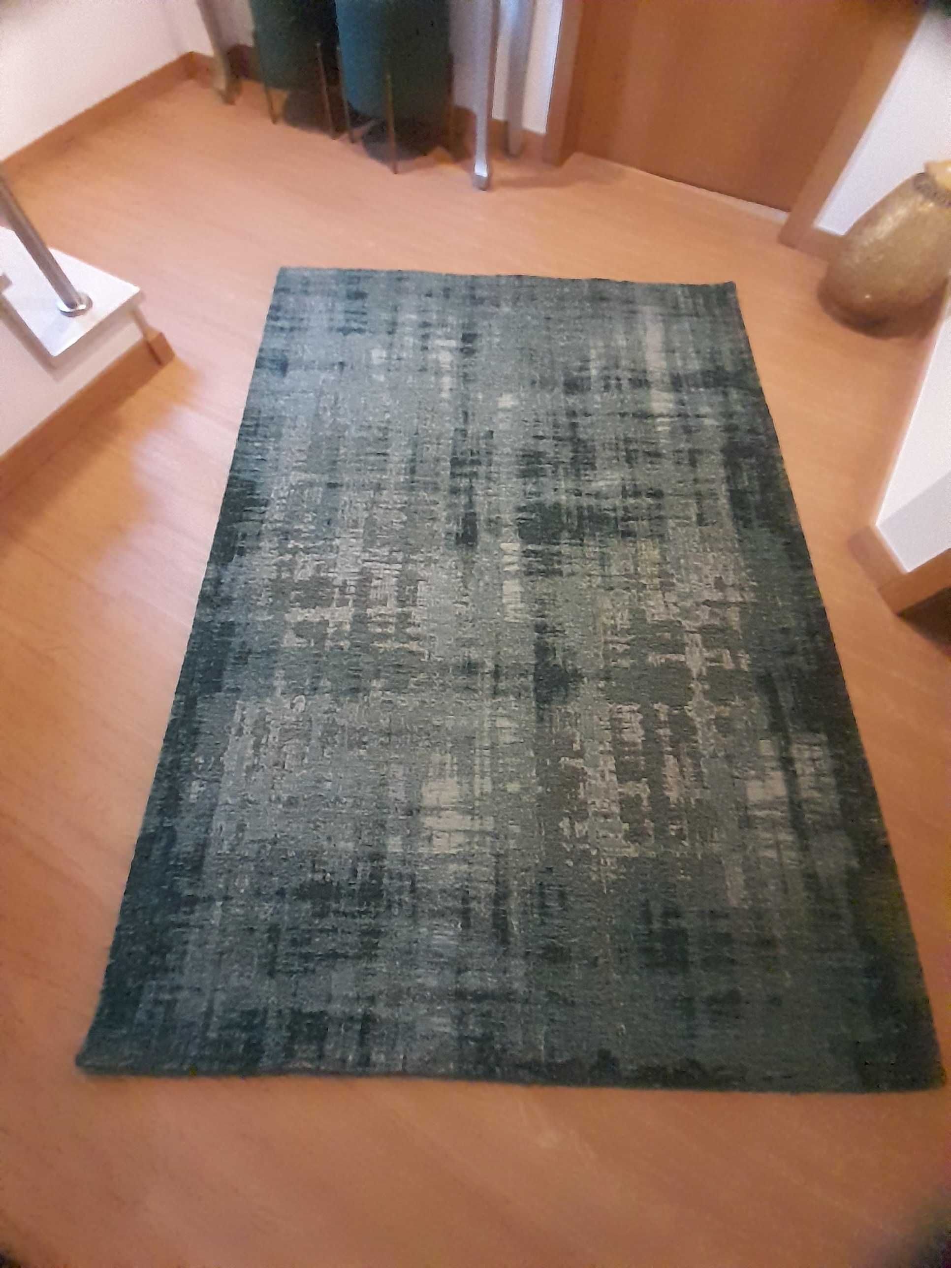 Tapete Antik Chenille Grunge Emerald 140x200cm verde