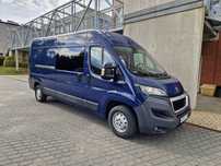 Peugeot Boxer Brygadówka 6 Osobowy Klima 1 Wł Krajowy ducato F-Vat 23%