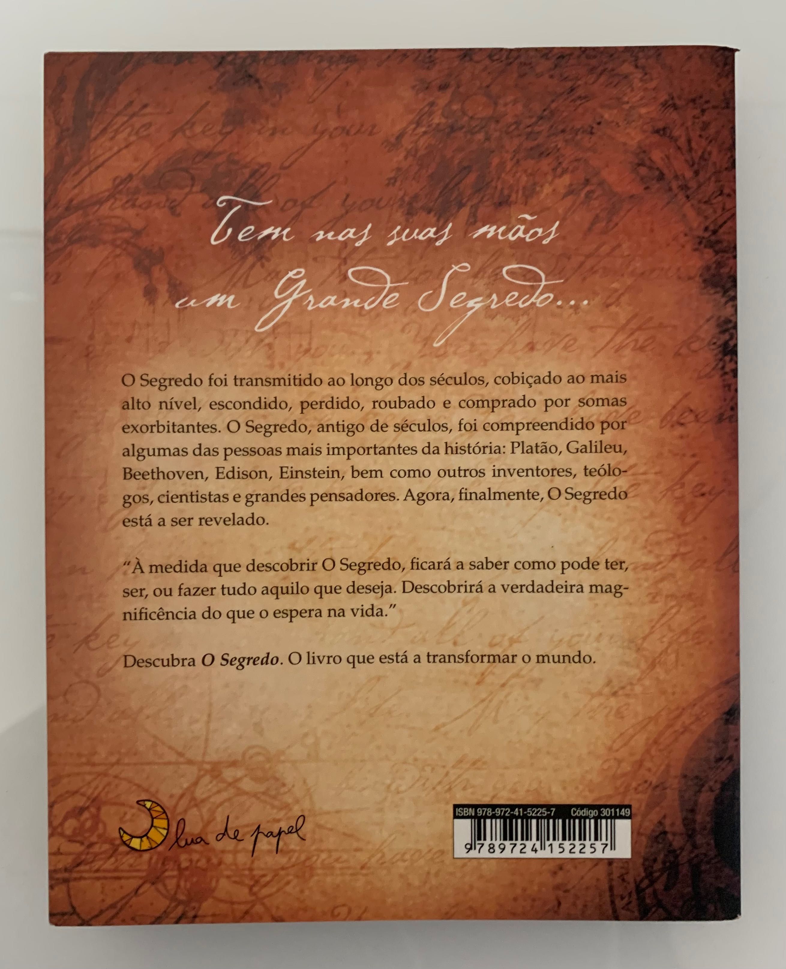 Livro “The Secret - O Segredo” - Rhonda Byrne