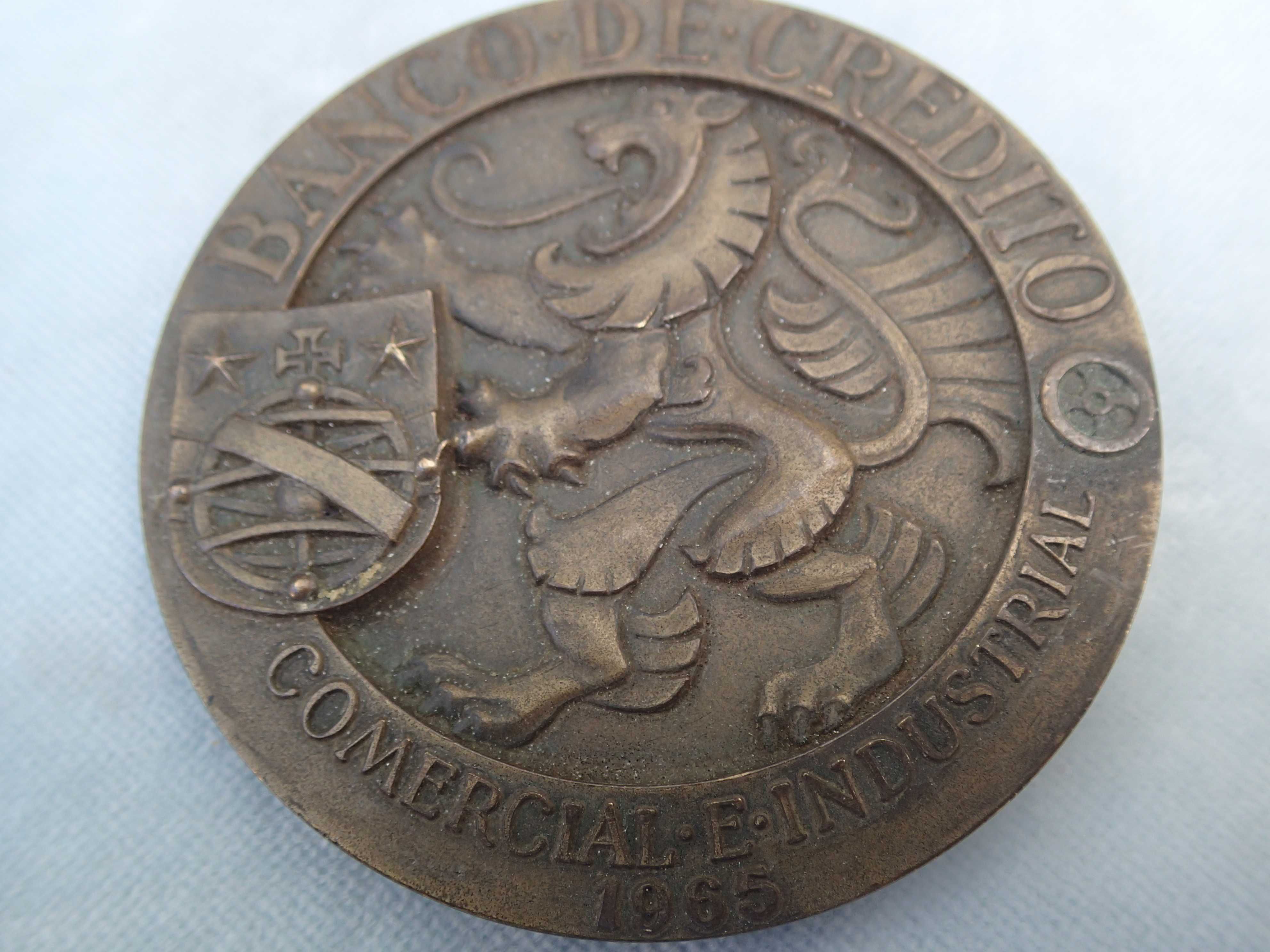 Medalha em bronze Banco Borges & Irmão