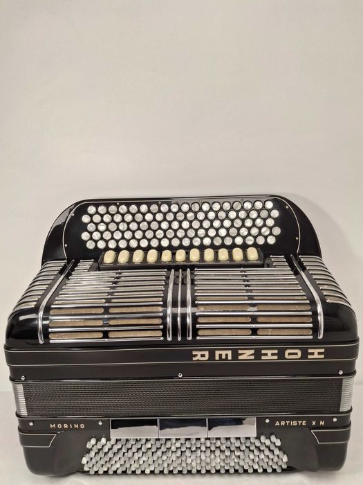 Akordeon Hohner Morino Artiste XN guzikowy 185 basów stan bdb!!!