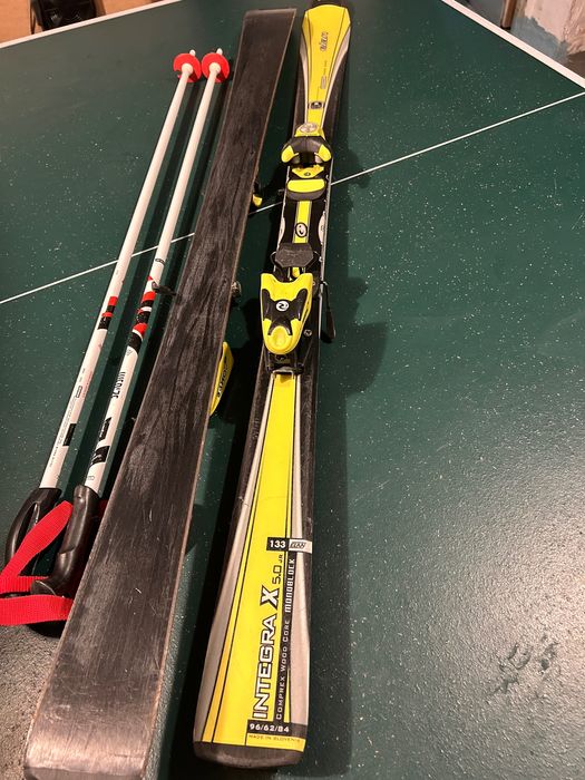 Narty elan 133 cm zestaw