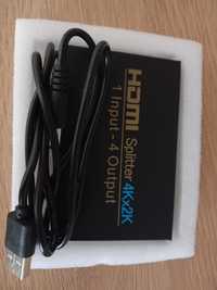 Splitter rozgałęźnik HDMI 1 wejście - 4 wyjścia