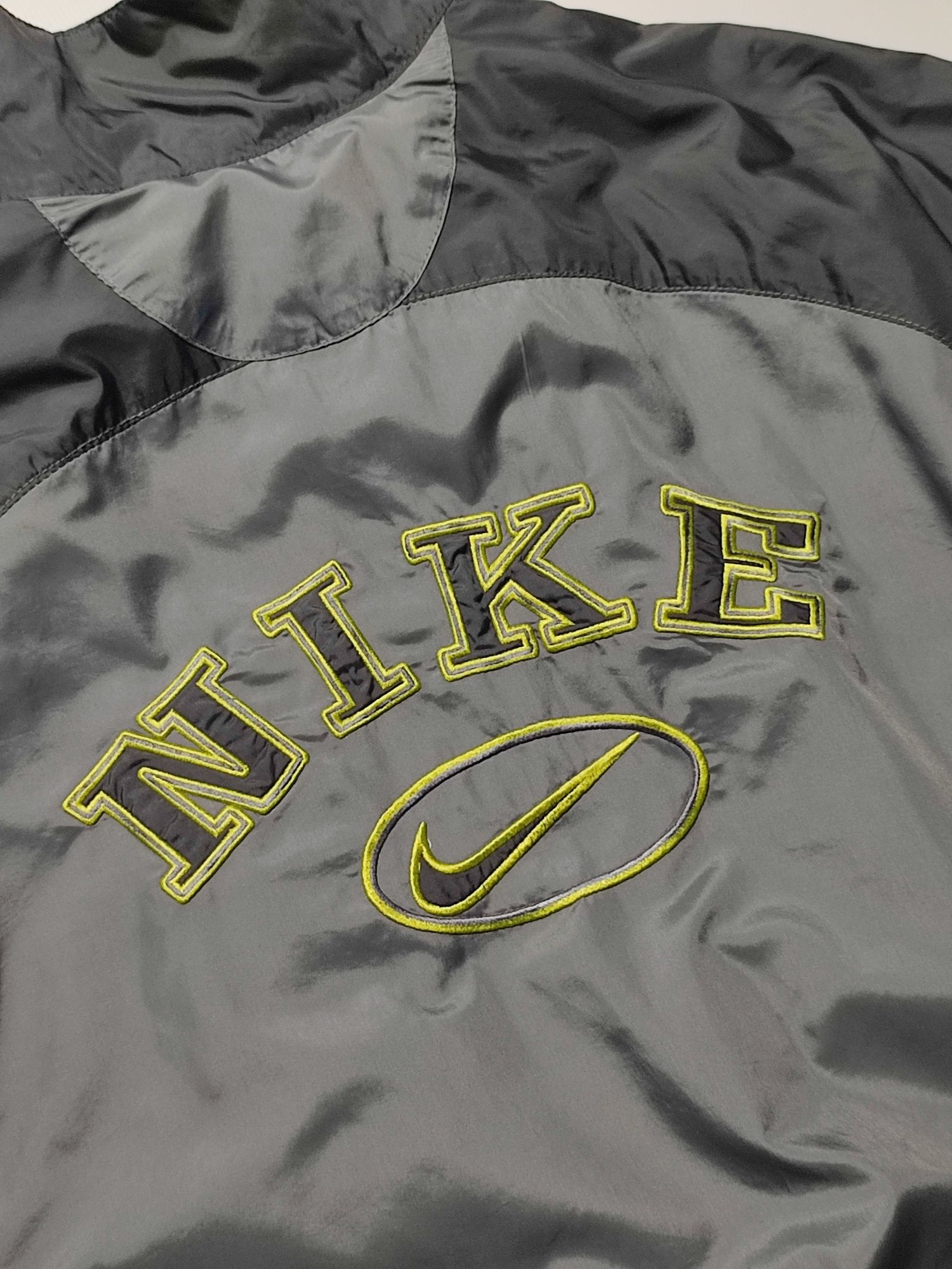 Ветровка олимпийка винтаж Nike Big Logo EUR XL (р.52) бу ориг нейлон