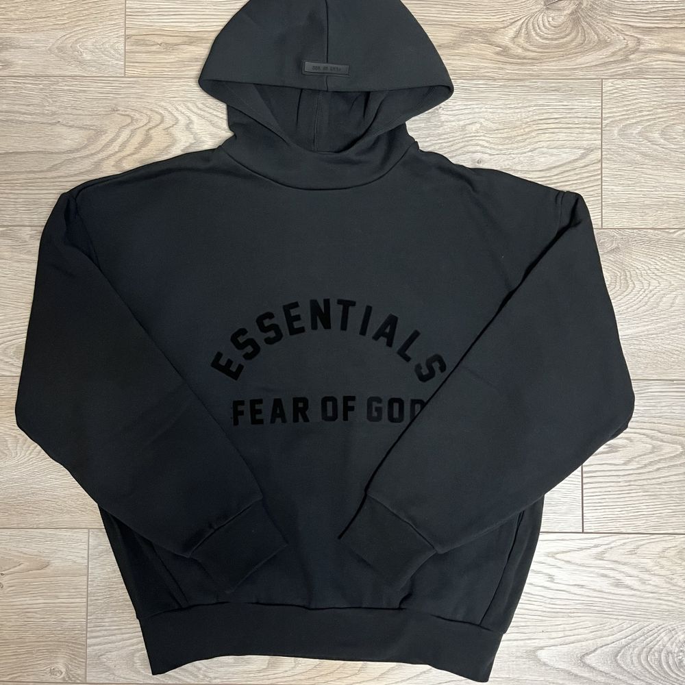 Худи essentials ss23 Black Core Collection fear of god