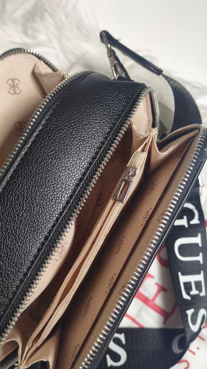 Сумка Guess Crossbody Black. Жіноча сумка Кроссбоді гесс