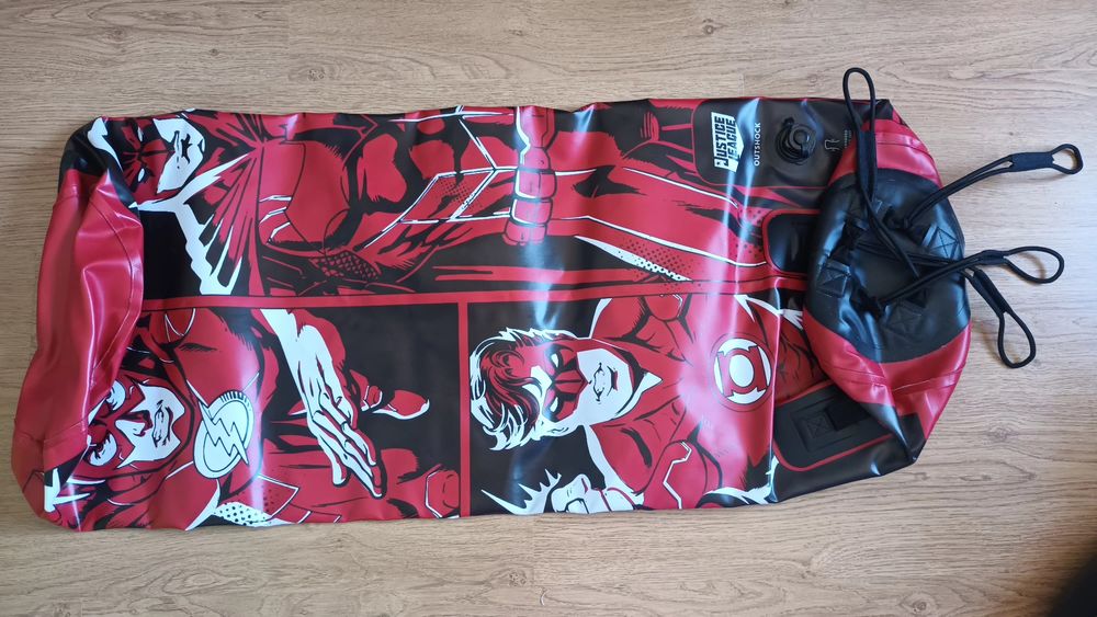OUTSHOCK SACO DE BOXE com Pé Insuflável de Criança Justice League