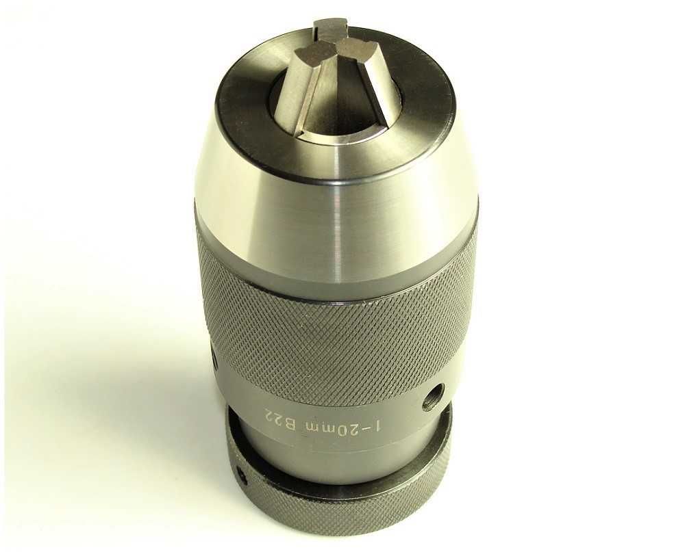 Uchwyt wiertarski B22 1mm - 20mm + trzpień MK1  MASYWNY