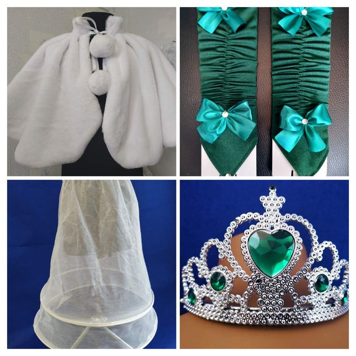 Платье зеленое для девочки. Сукня зелена Ялинка