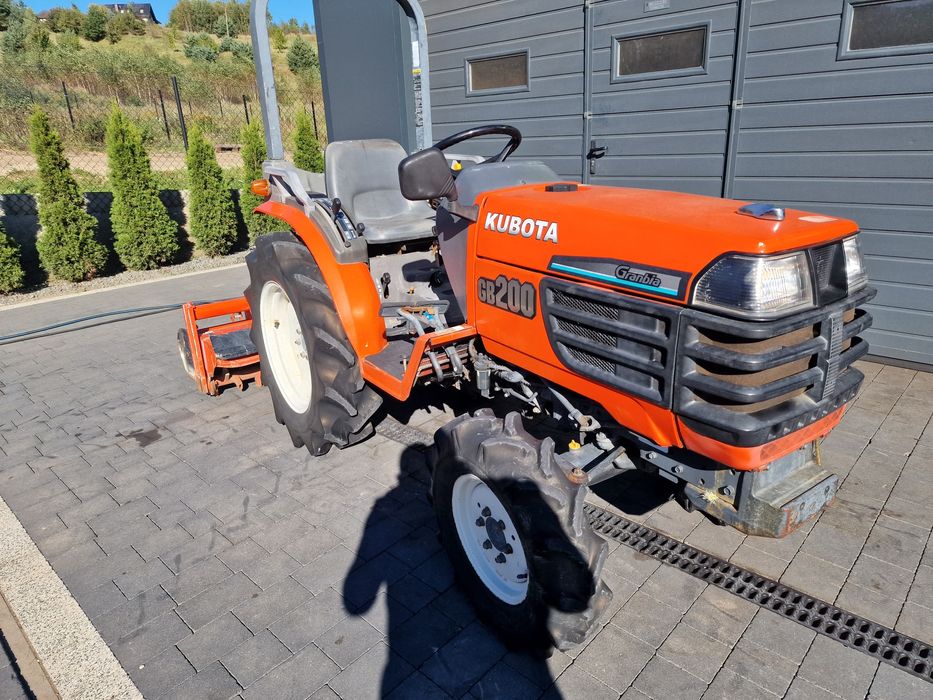 Mini traktor Kubota GB200,wspomaganie kierownicy.japoński traktorek,