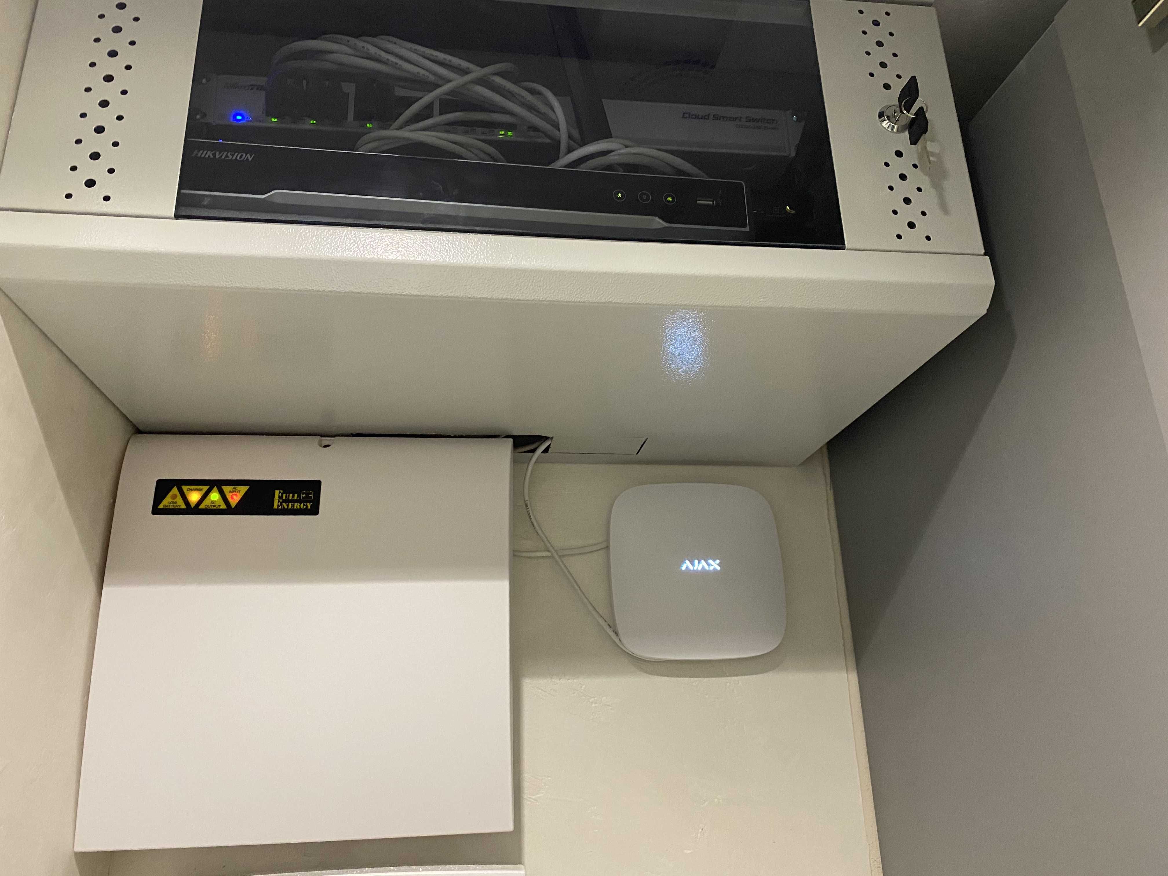 Відеонагляд безперебійне живлення сигналізація контроль доступу СКС