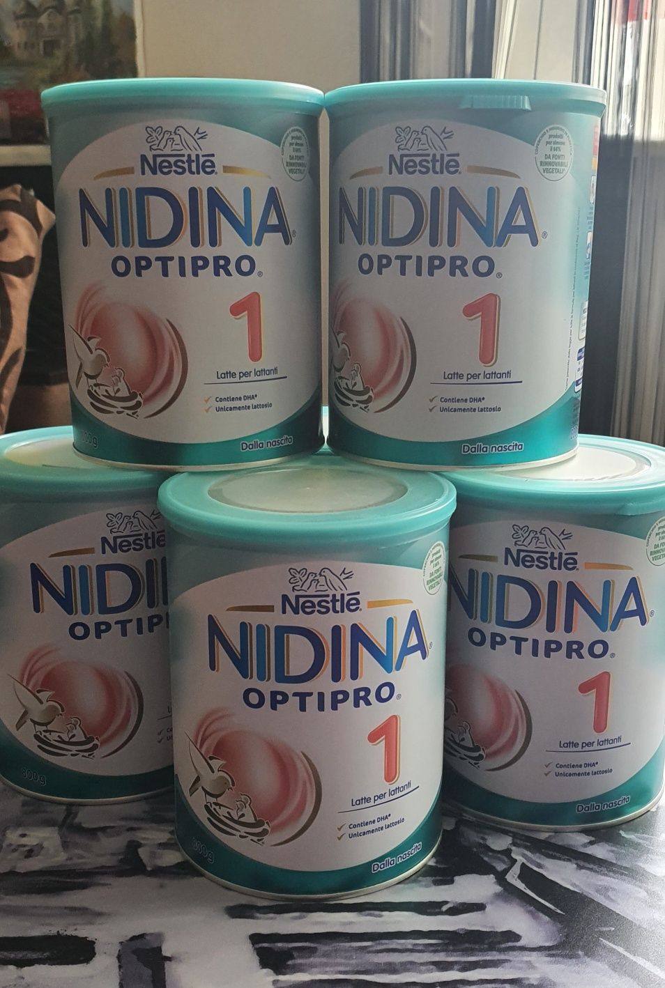 Суміш Nestlé Nan Nidina optipro 1, 800 г. Європа 6 шт.