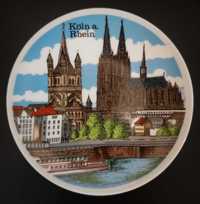 Сувенирная тарелка Кёльн, Германия