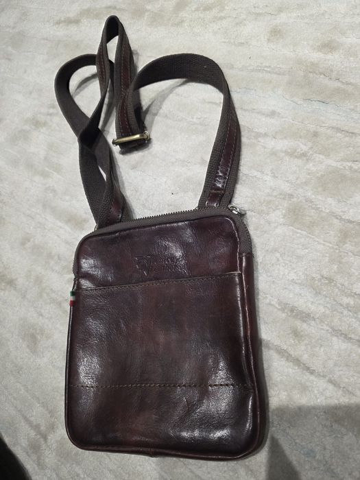 Натуральна шкіряна сумка Venice Leather