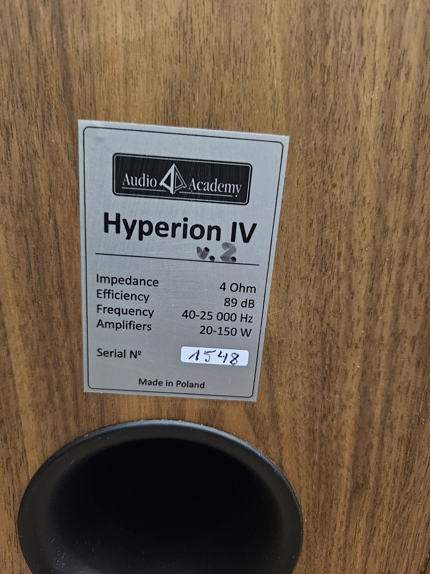 Kolumny Audio Academy Hyperion IV v2