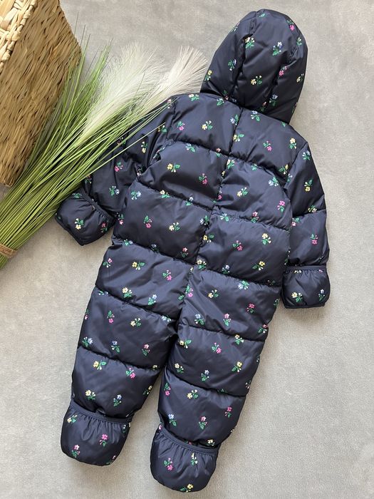 Суцільний демісезоний комбінезон GAP для дівчинки 74см,80см.,86см,90см