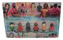 Zestaw Figurek SQUID GAME 6 SZTUK Mini Strażnicy, Lider, Boss Figurki