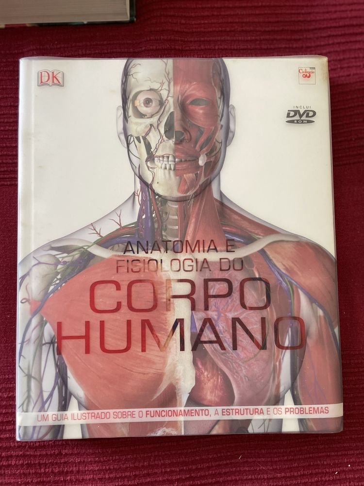 Livro “Anatomia e fisiologia do corpo humano” c DVD