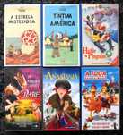 Lote 6 filmes de animação em VHS (Lote 2)