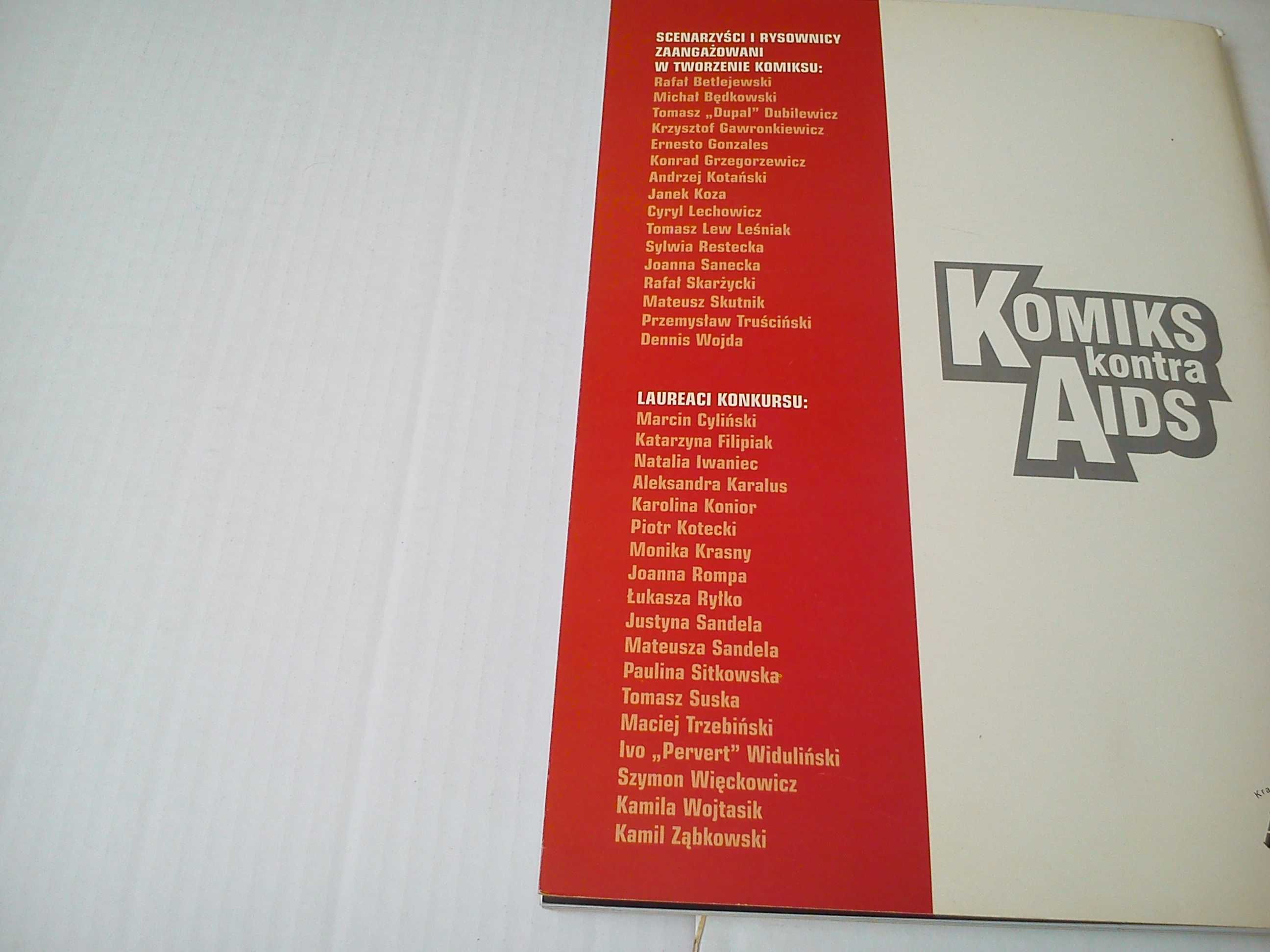 KOMIKS KONTRA AIDS 2003 Truściński wydanie 1