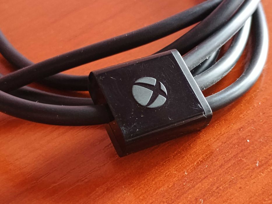 Oryginalny Kabel AV do Konsoli XBOX 360 Slim E plus przejściówka euro