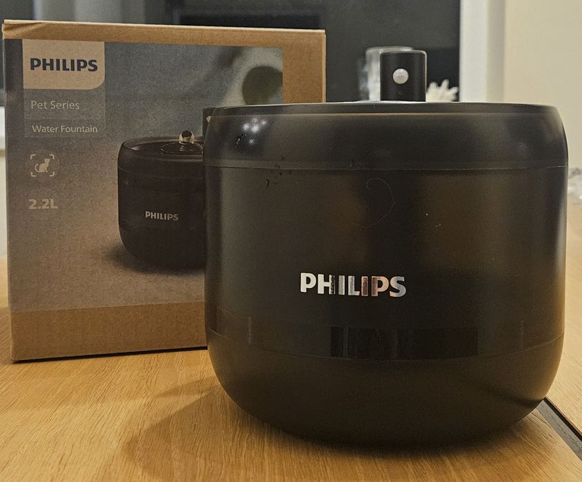 Philips Pet Series PAW3210/02 – fontanna/poidło dla kota 2.2 L, czarna