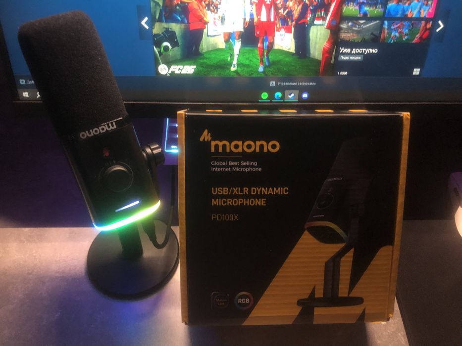 Мікрофон Maono pd100x/Ідеально для геймерів та стрімерів!!