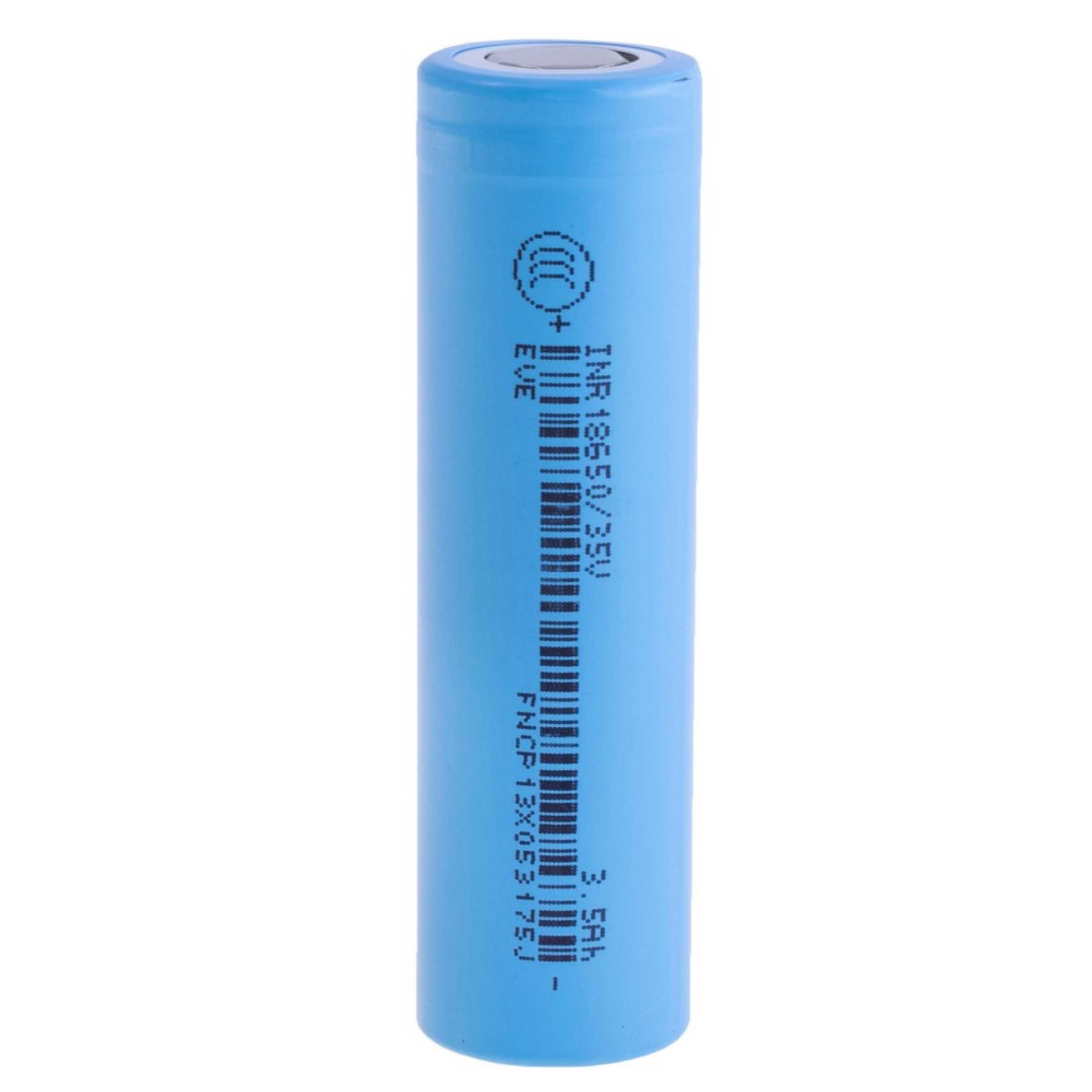 Ємний акумулятор EVE INR 18650-35V: 3500 mAh, 10А (3C), 3.65V, li-ion.
