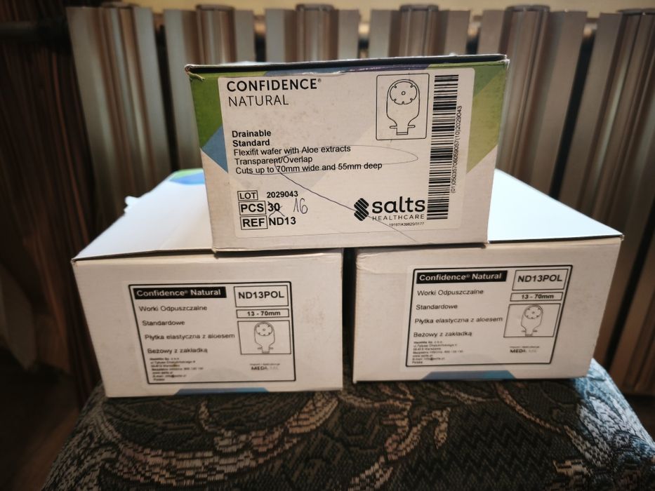 Worki stomijne 76 sztuk 13-70 mm