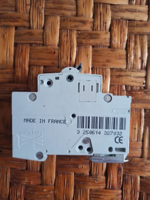 Автоматичний вимикач Hager 1 полюсний