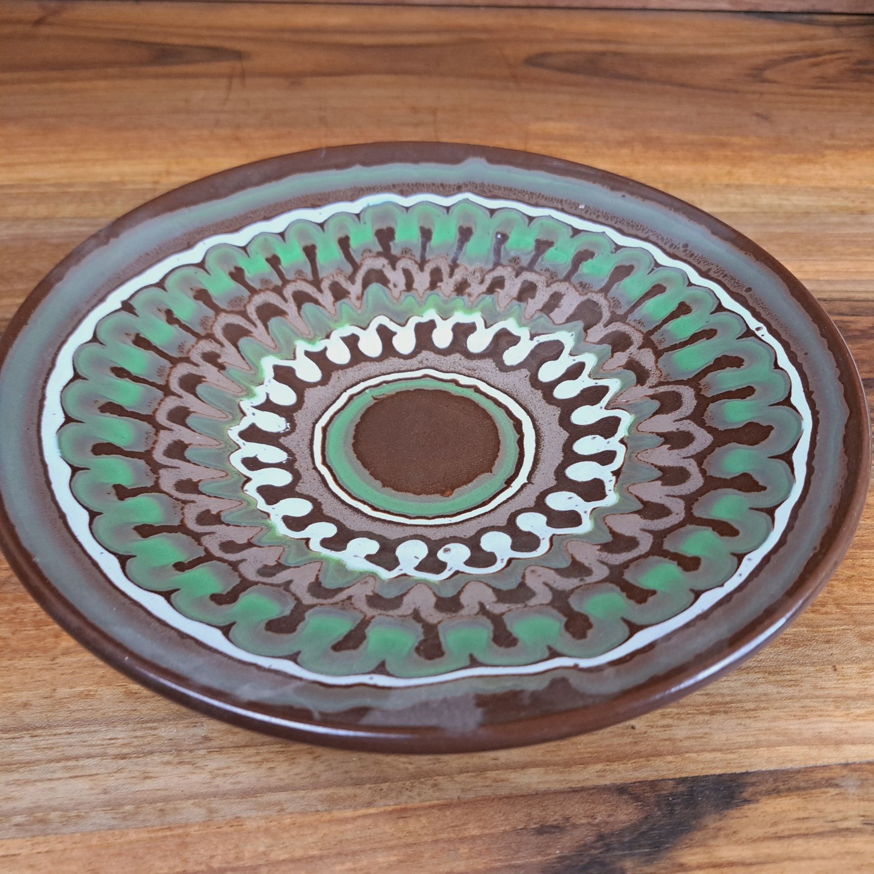 Duży talerz patera do zawieszenia Vintage ceramika