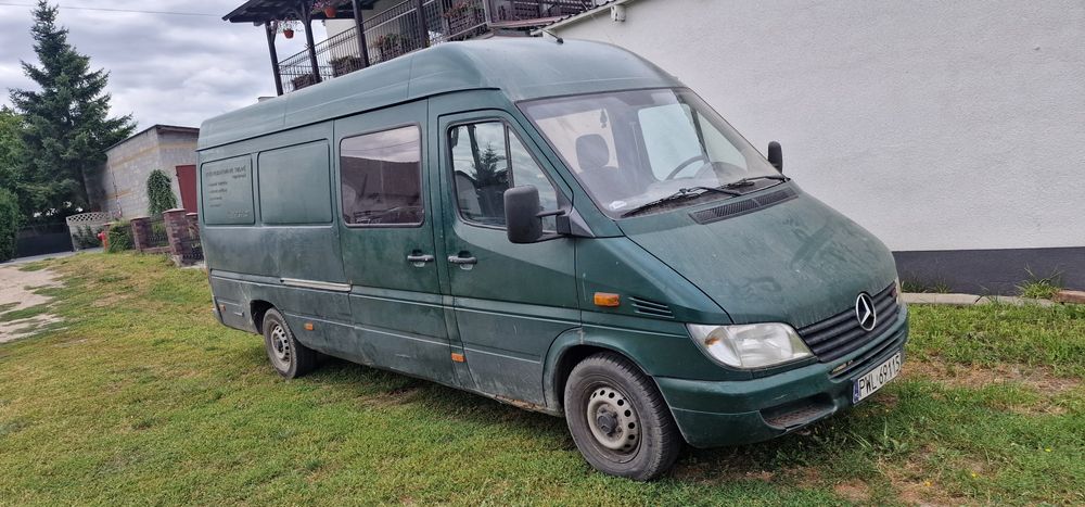 Mercedes sprinter 6 osób brygadowka 2.2cdi 130ps max długi pneumatyka