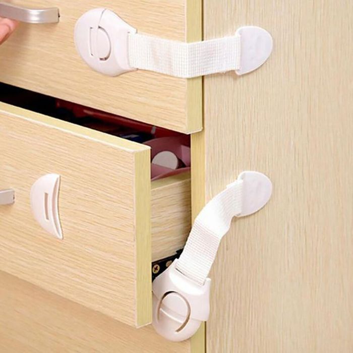 Bloquedor gaveta e porta segurança