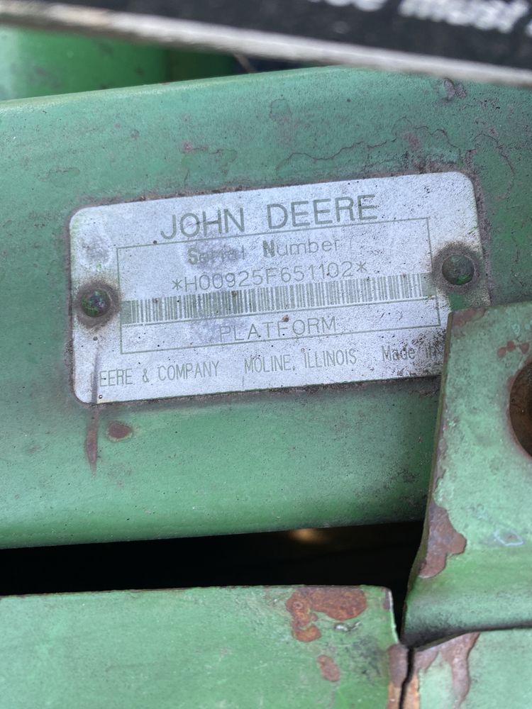 Жатка John deere 925 2008