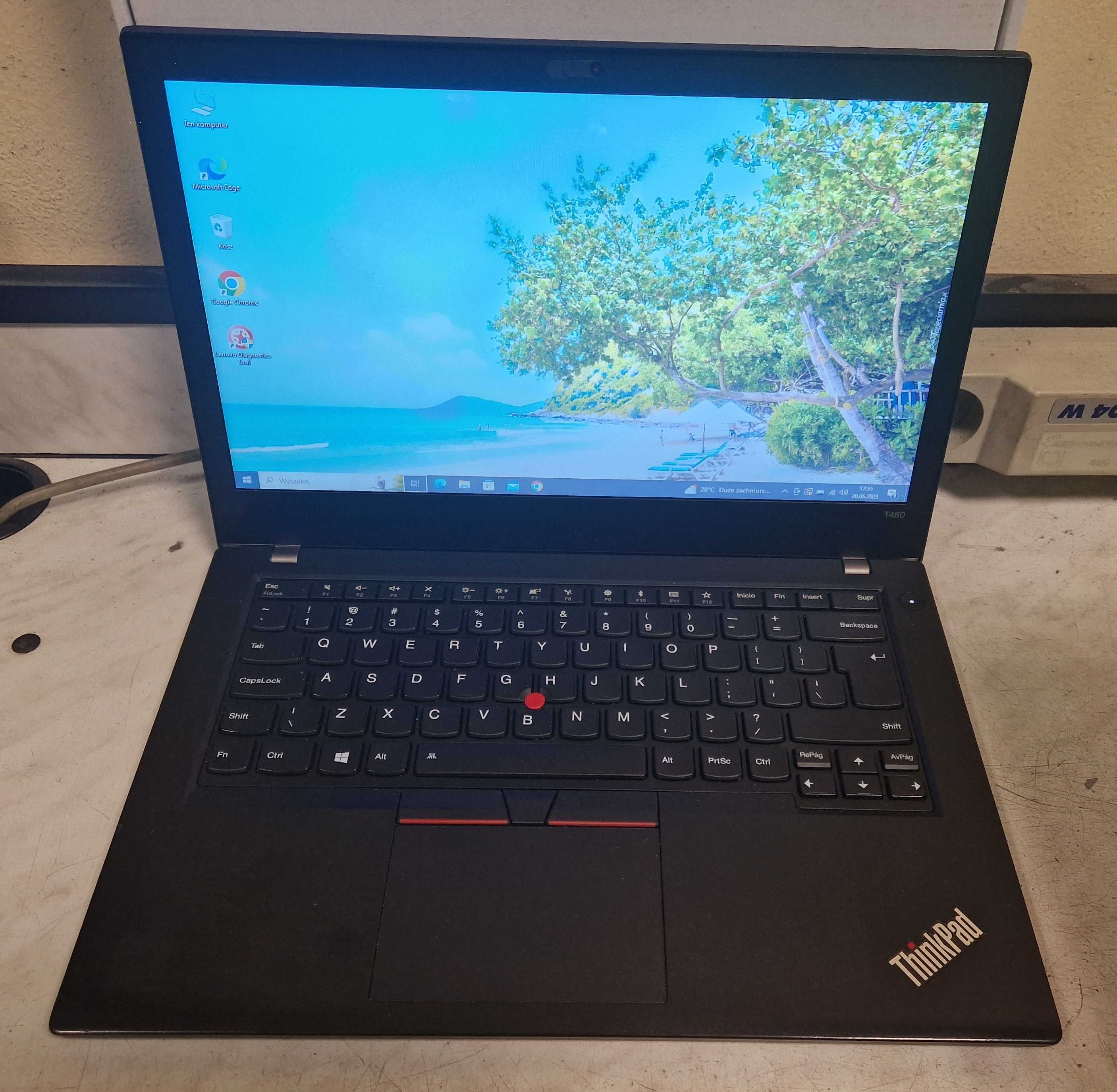 Notebook Lenovo ThinkPad T480 i5-8350, 8GB, 256GB NVMe, W10P